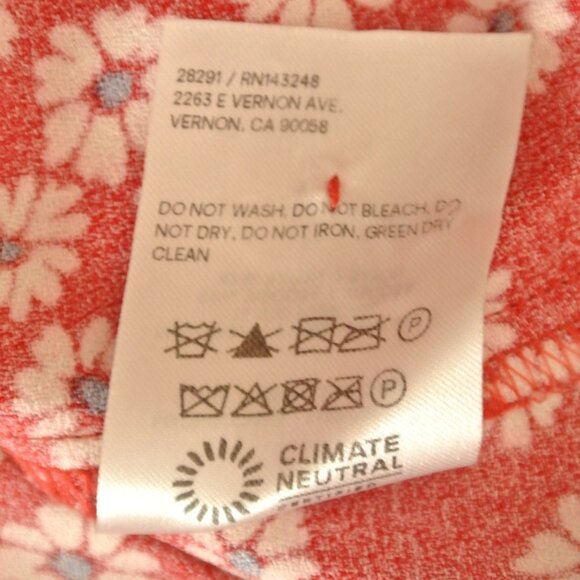 NEW Reformation Lovito Cute Ditsy Floral Ruched Dress SIZE 6#2431* - Picture 7 of 7